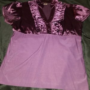 Purple  blouse